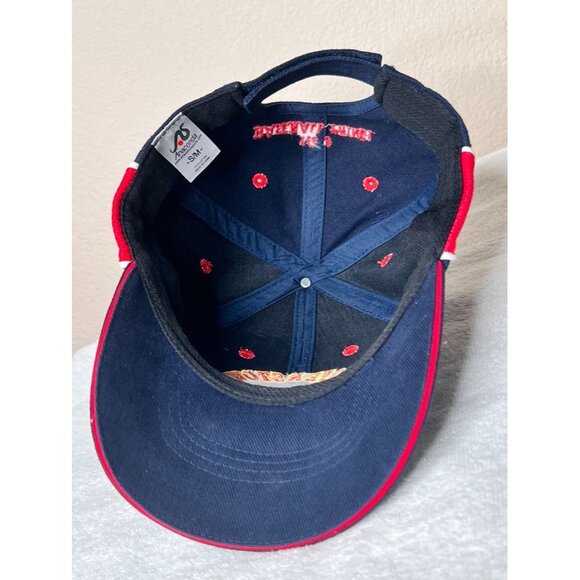 Cooperstown All Star Village Baseball Cap Navy/Red Adjusts It's A Baseball Thing - Picture 6 of 8